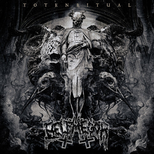 Belphegor - Totenritual - Crystal Clear, Gold & Black Splatter