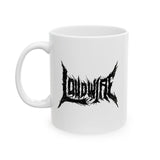 Loudwire Death Metal Logo White Mug