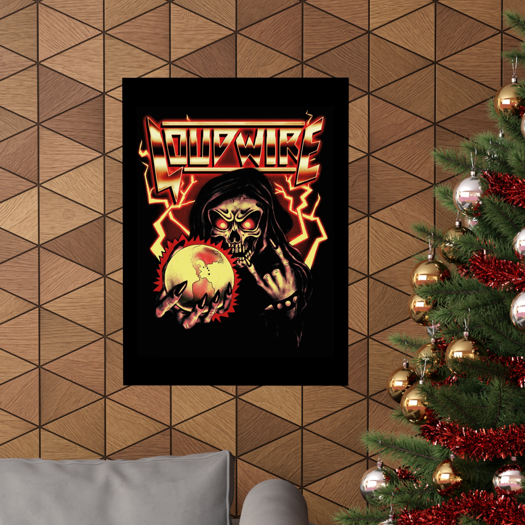'80s METAL POSTERS (Gold)