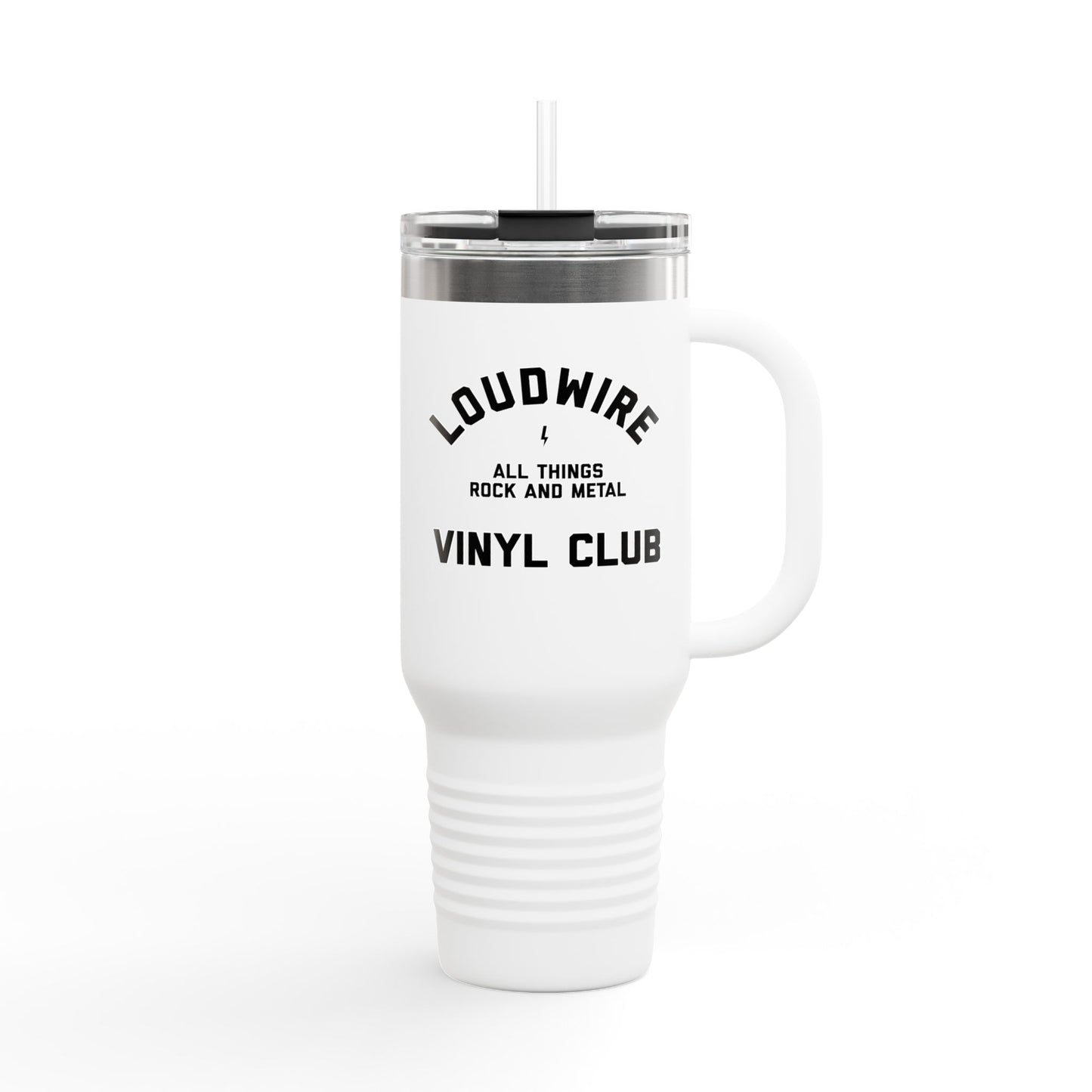 Loudwire Vinyl Club Travel Mug, 40oz