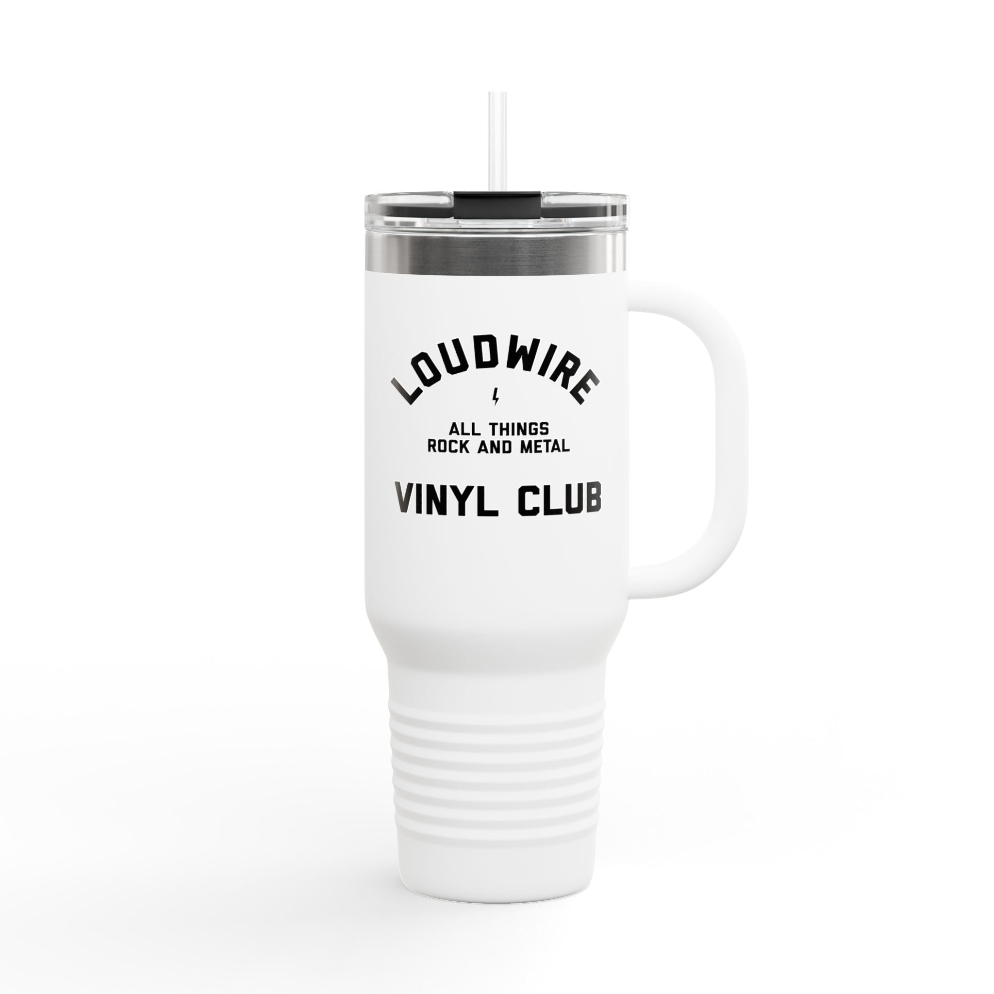 Loudwire Vinyl Club Travel Mug, 40oz