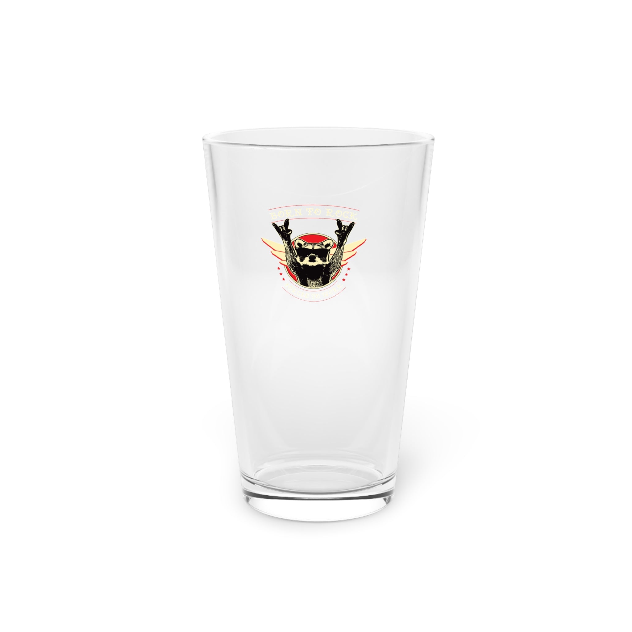 Born to Rock, Forced to Work Pint Glass