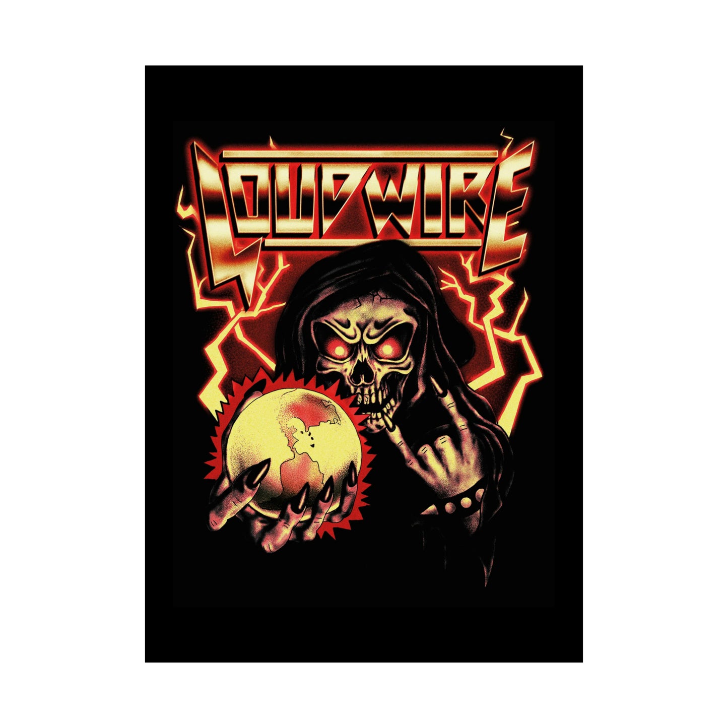 '80s METAL POSTERS (Gold)