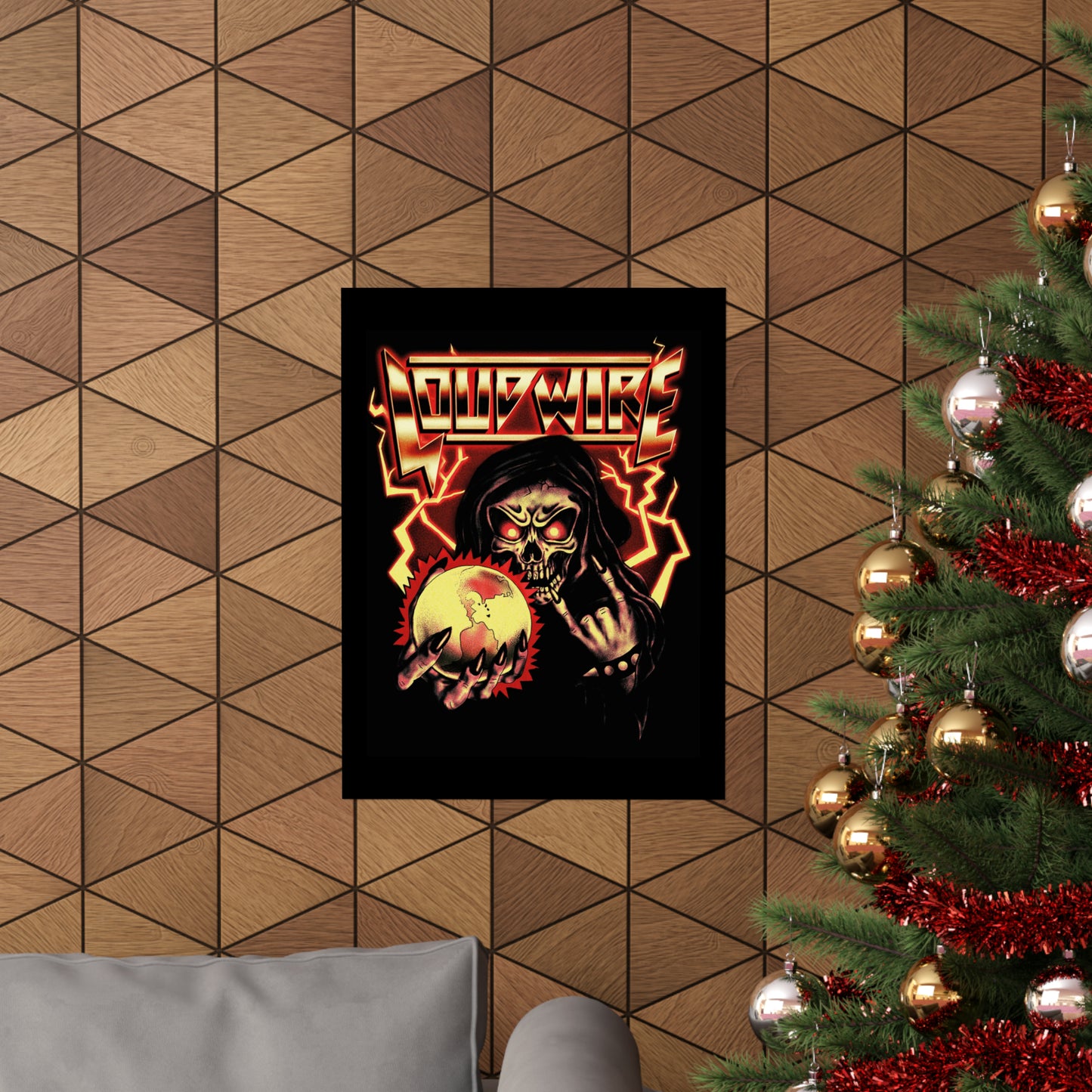 '80s METAL POSTERS (Gold)