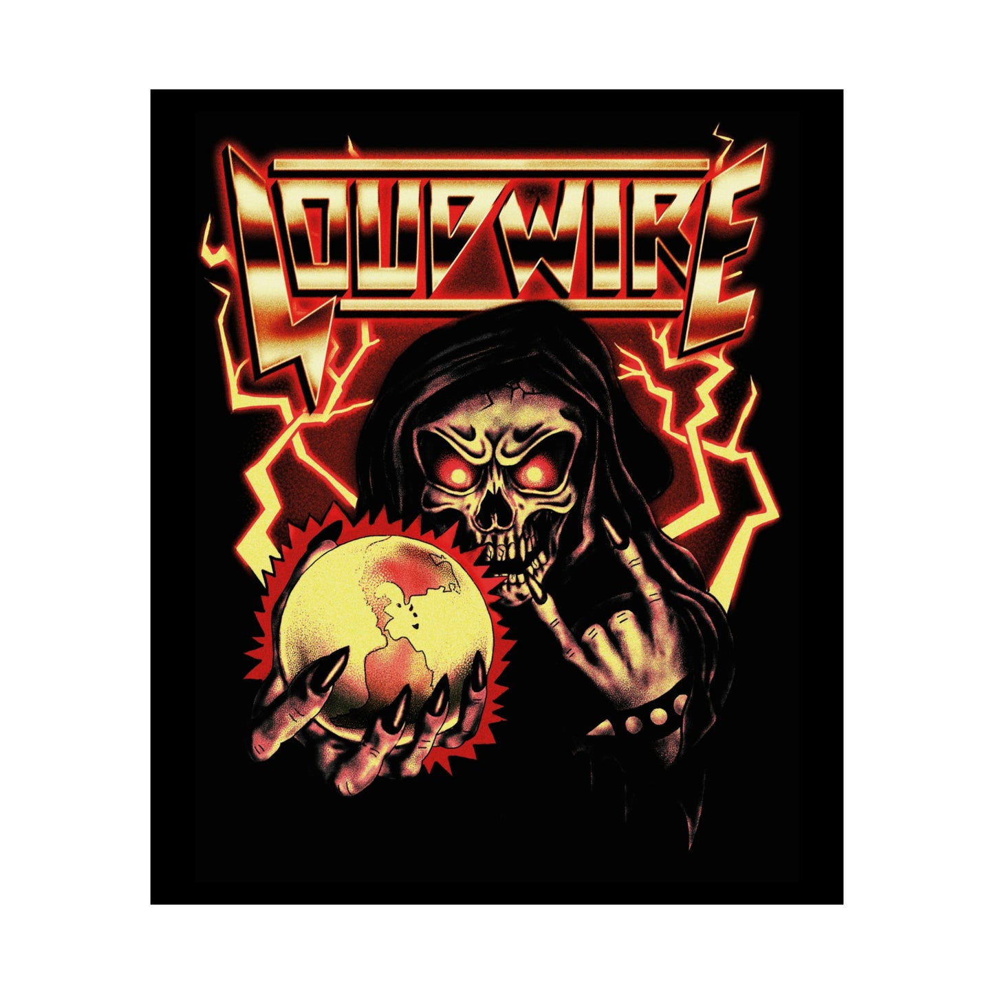 '80s METAL POSTERS (Gold)