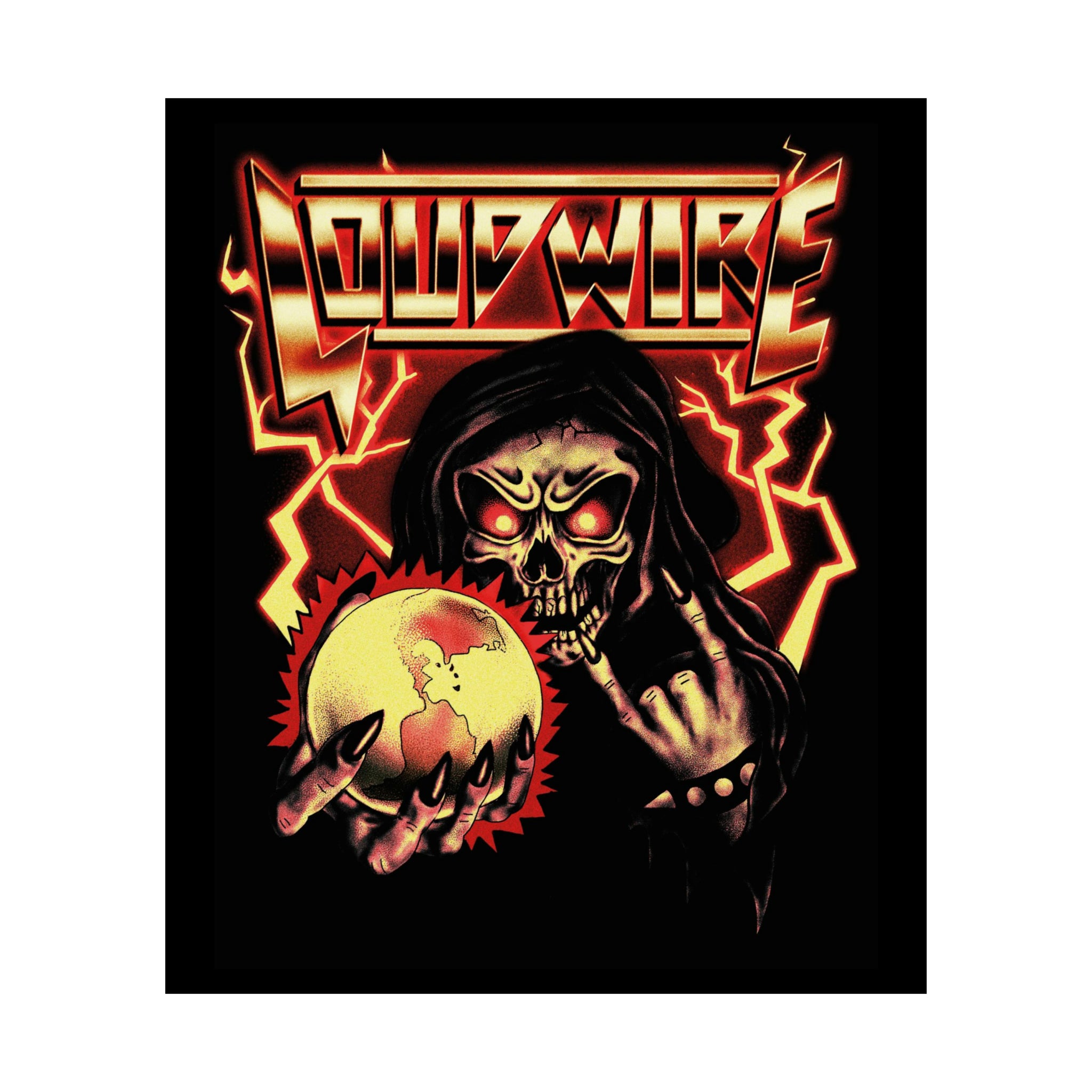 '80s METAL POSTERS (Gold)