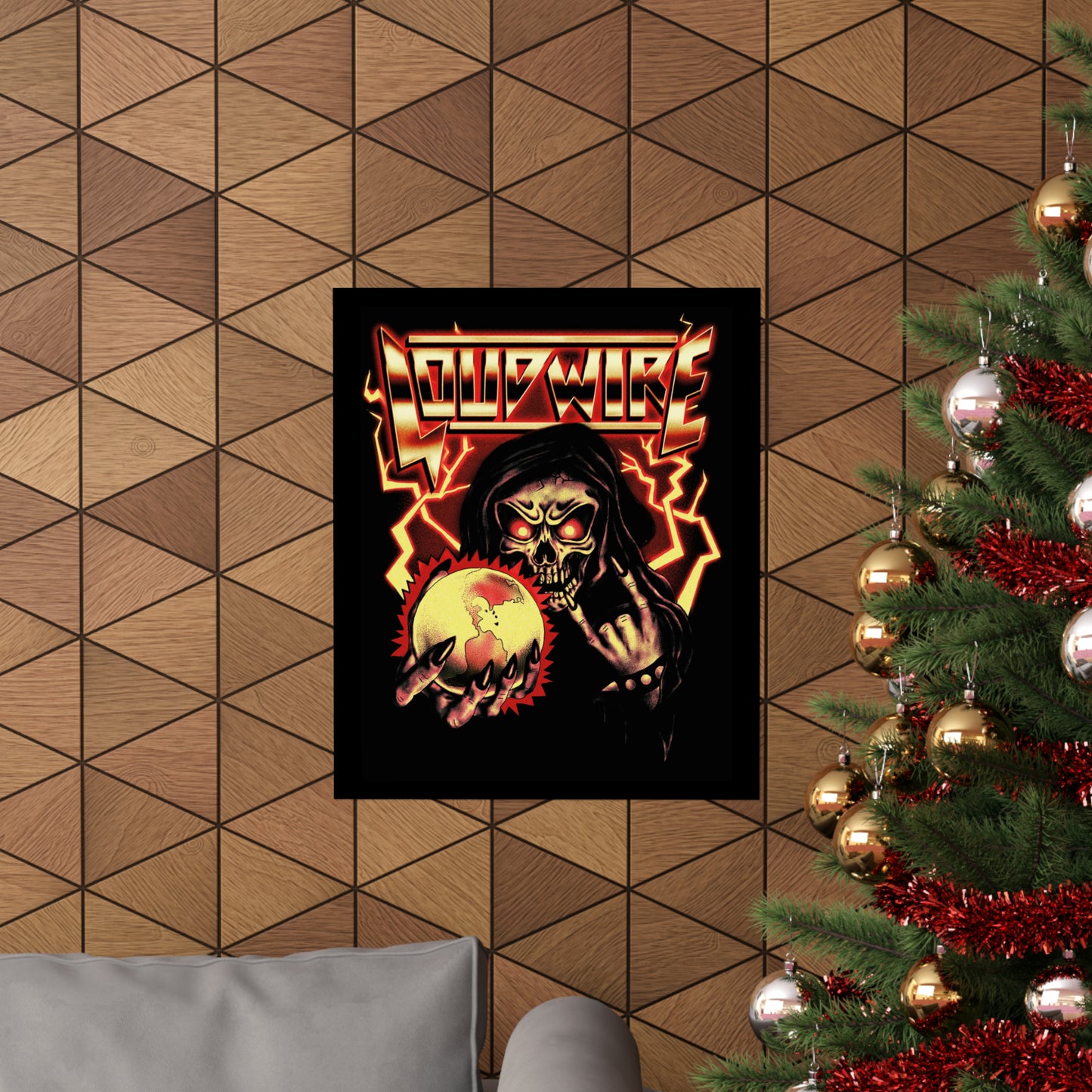 '80s METAL POSTERS (Gold)