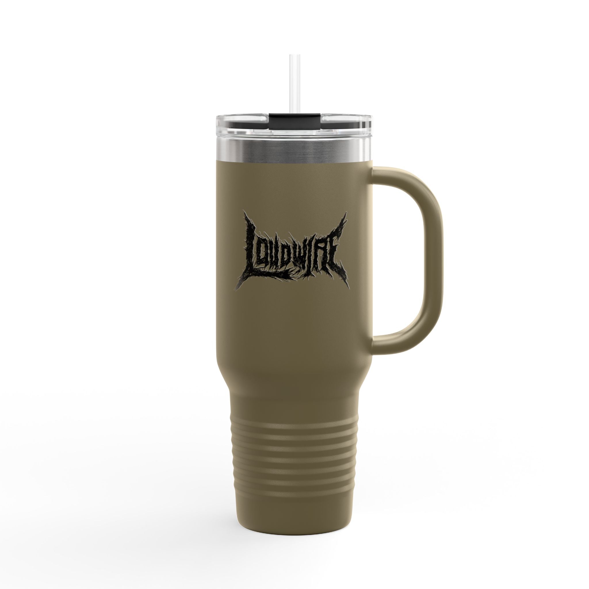 Loudwire Death Metal Logo Travel Mug, 40oz