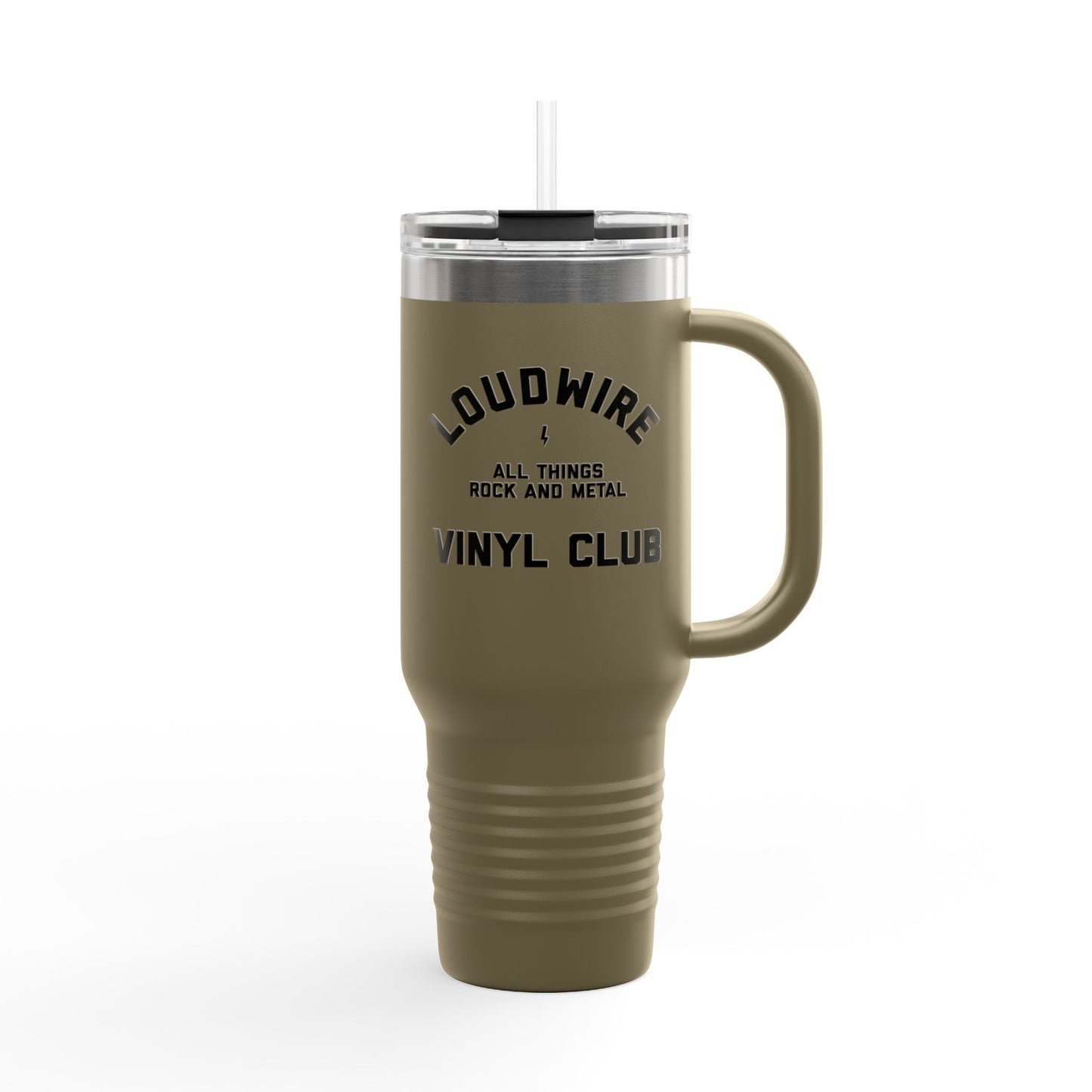 Loudwire Vinyl Club Travel Mug, 40oz