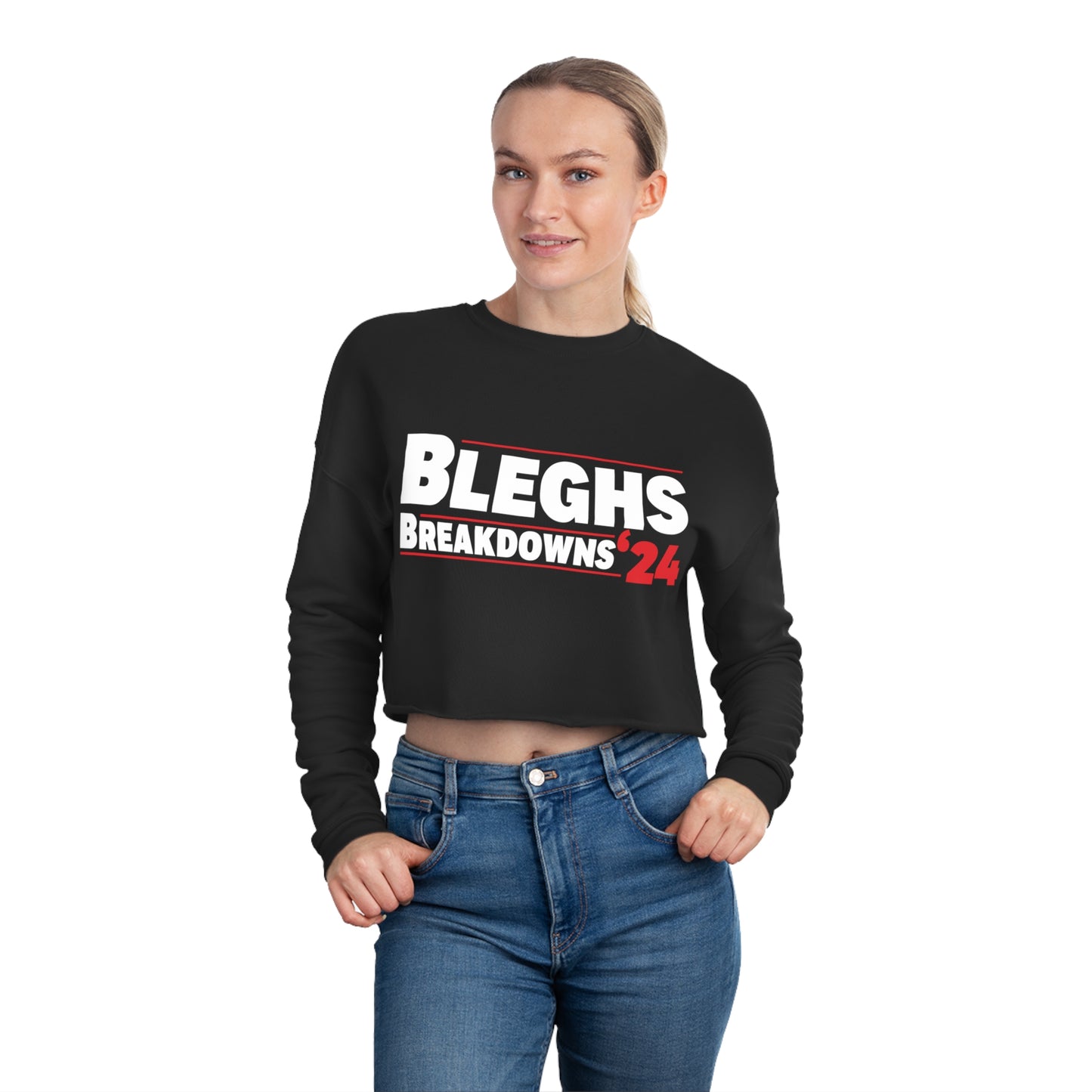 CAMPAIGN CROPPED SWEATSHIRT