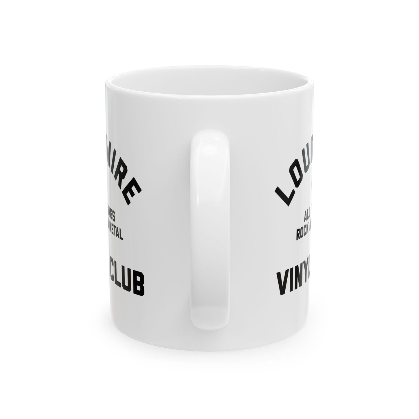 Loudwire Vinyl Club White Mug