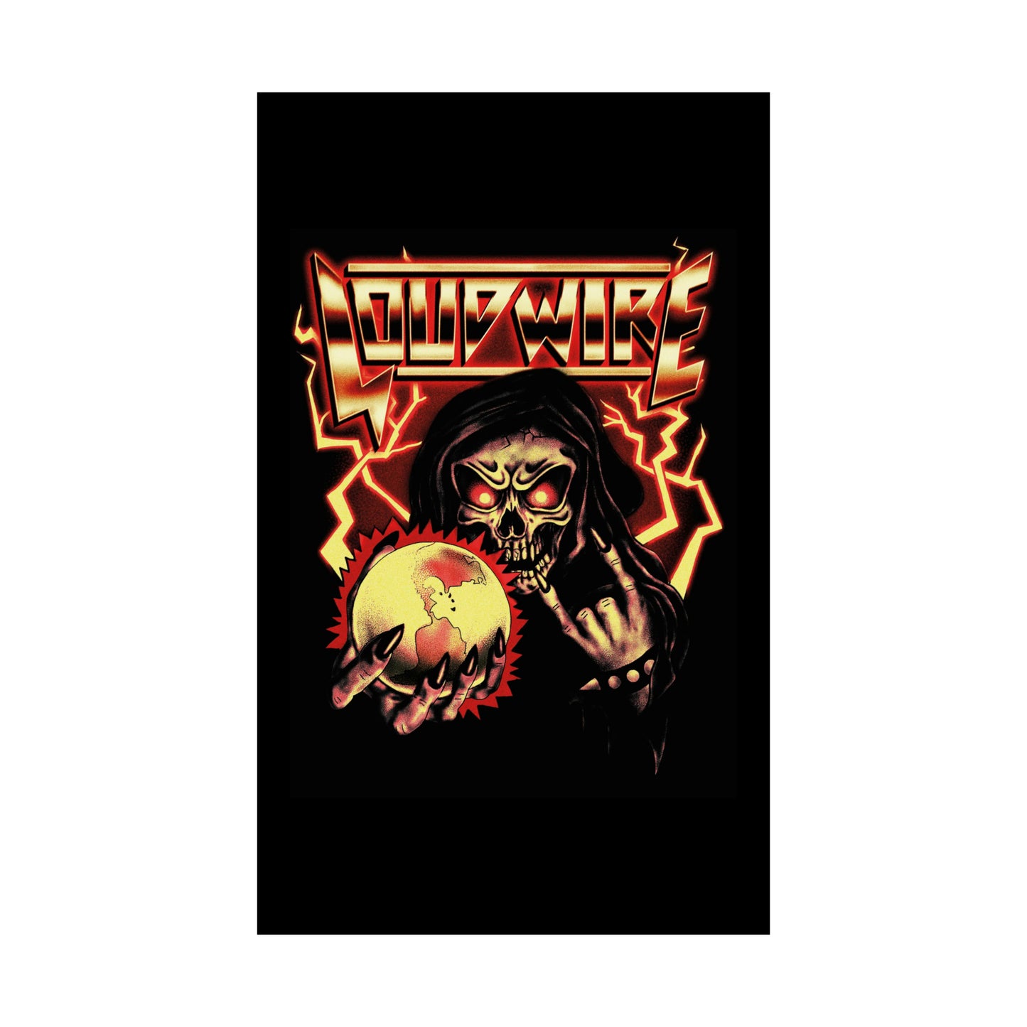 '80s METAL POSTERS (Gold)