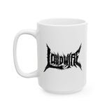 Loudwire Death Metal Logo White Mug