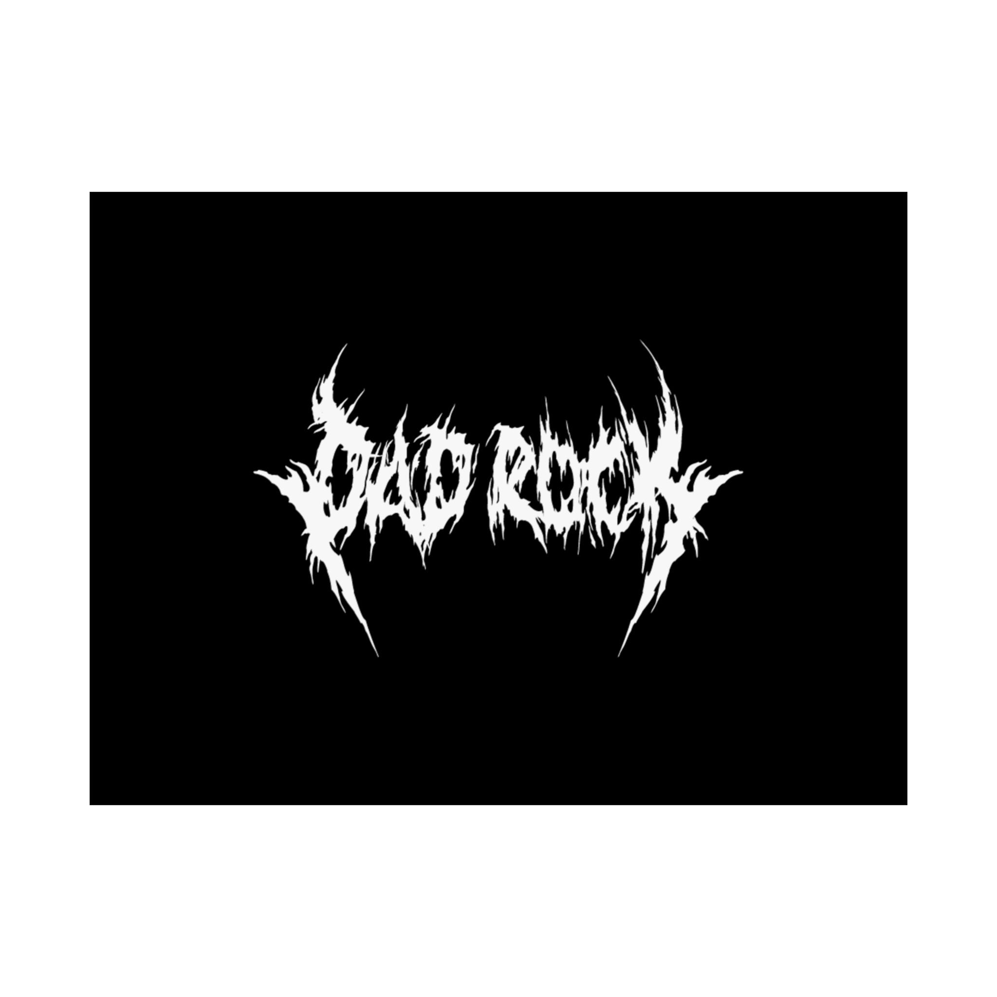 Dad Rock Death Metal Poster