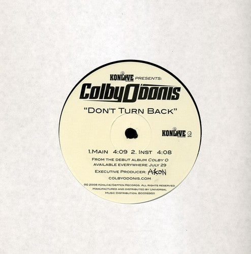 Colby O'Donis - Don't Turn Back