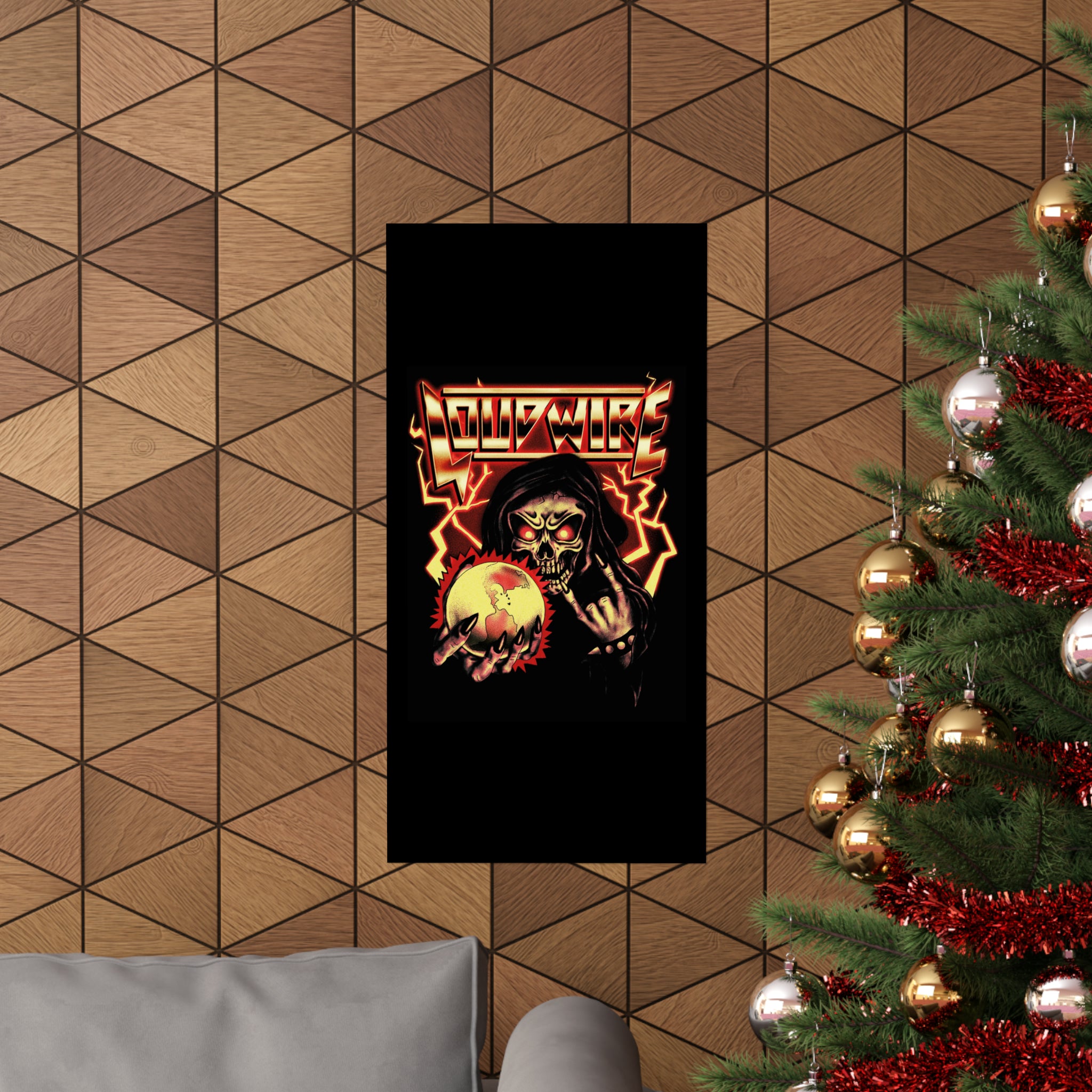 '80s METAL POSTERS (Gold)