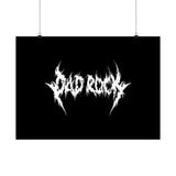 Dad Rock Death Metal Poster