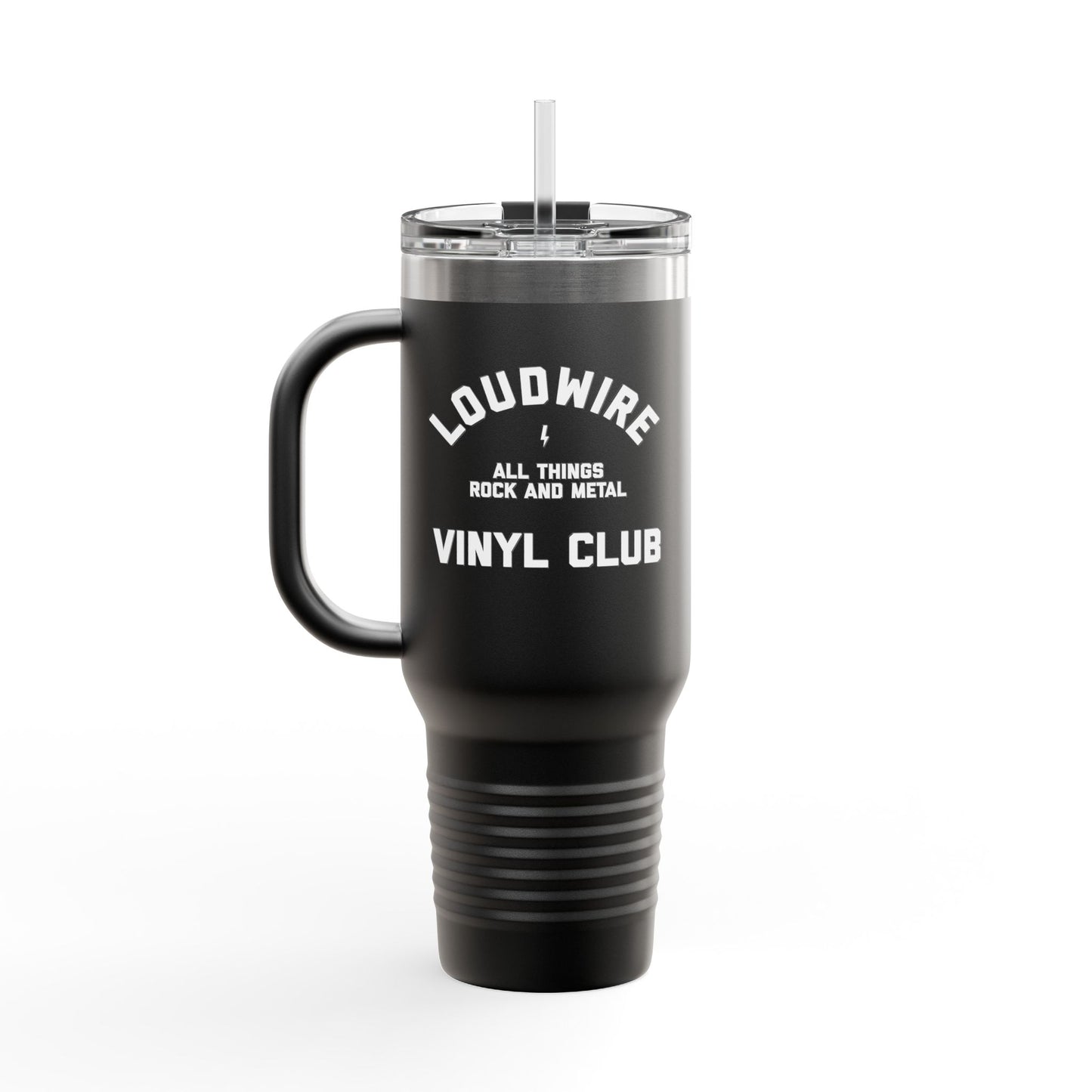Loudwire Vinyl Club Travel Mug, 40oz