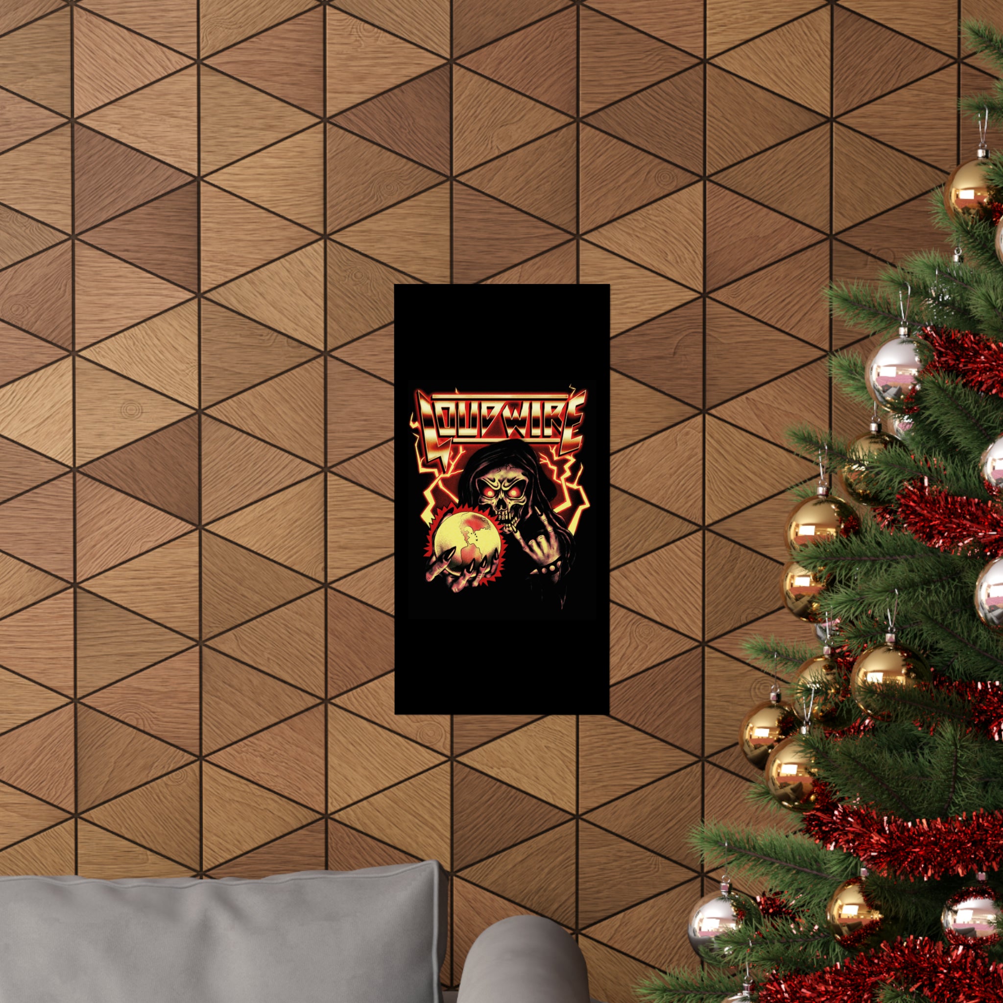 '80s METAL POSTERS (Gold)