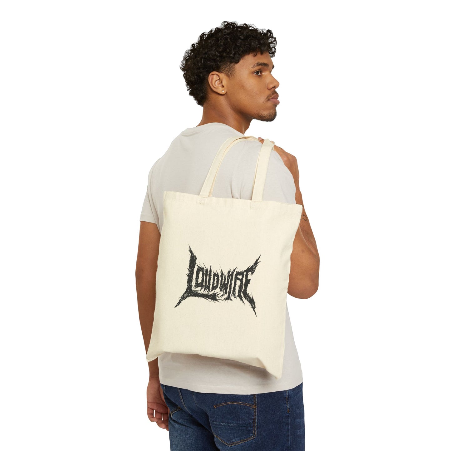 Loudwire Death Metal Logo Tote Bag