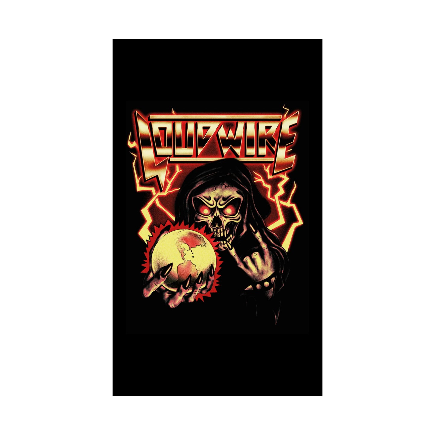 '80s METAL POSTERS (Gold)