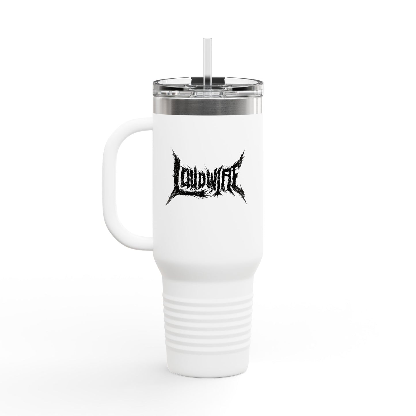Loudwire Death Metal Logo Travel Mug, 40oz