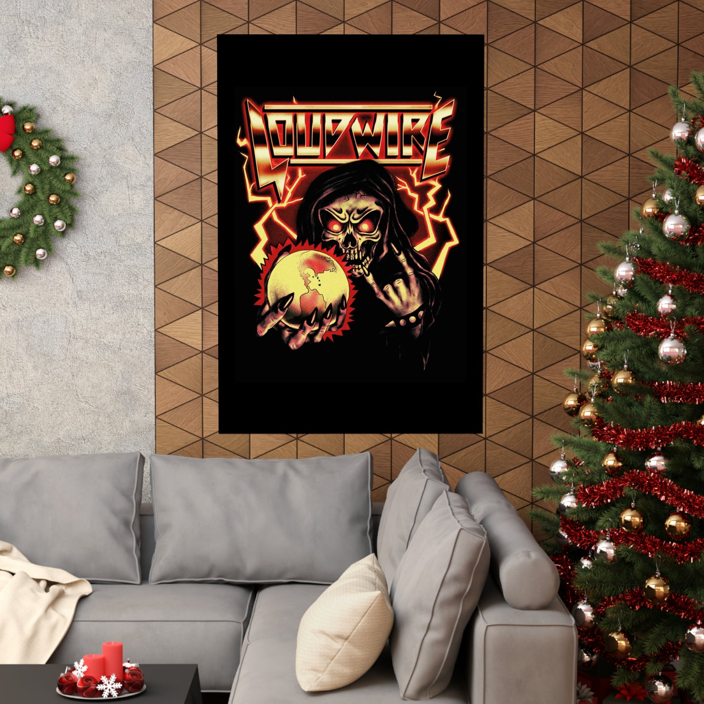 '80s METAL POSTERS (Gold)