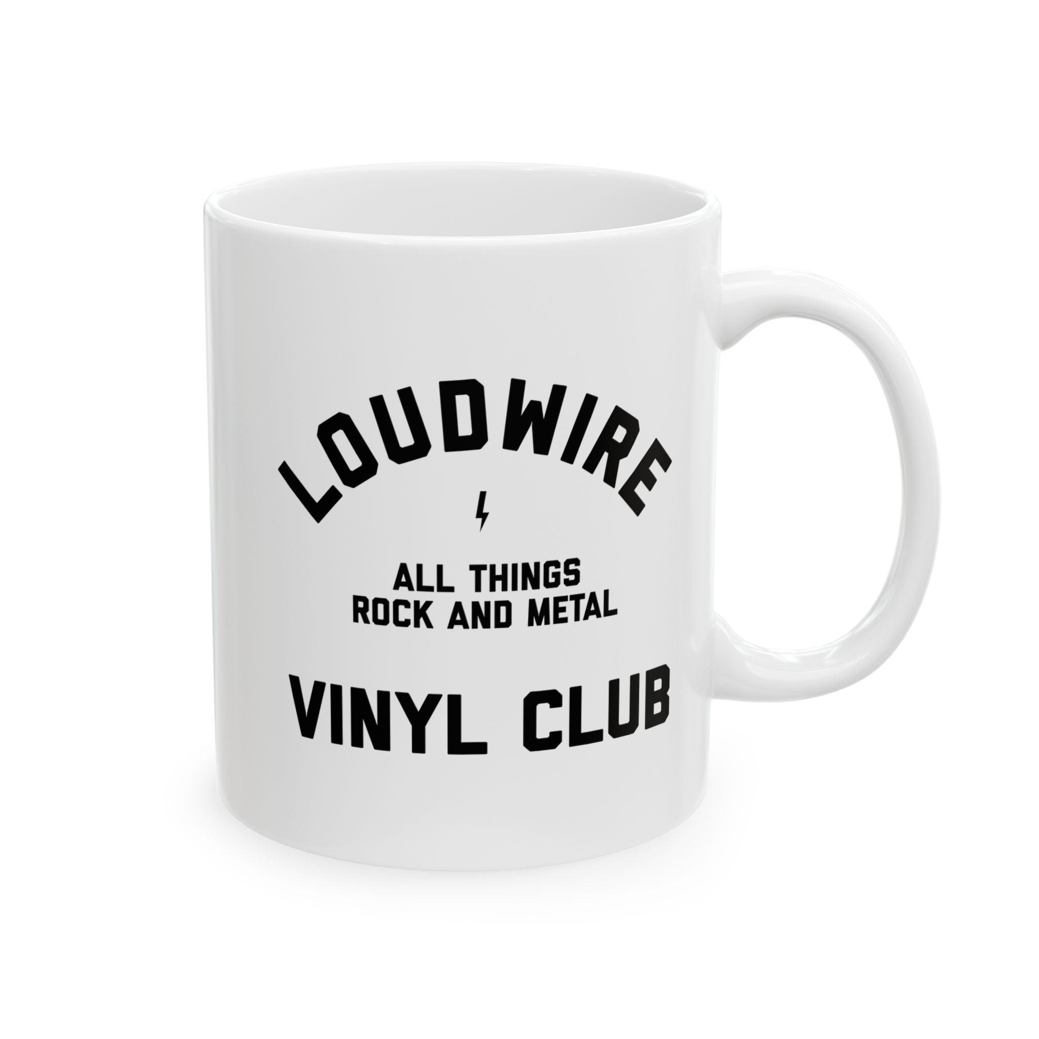 Loudwire Vinyl Club White Mug