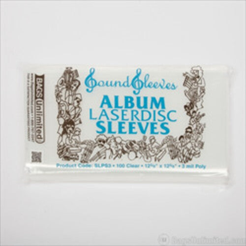 Bu Slps3 LP Jacket Sleeve Snug Fit Poly 100 Cnt Cl - Bags Unlimited SLPS3 - 12 Inch LP Jacket Sleeve - Snug Fit - 3 mil - 100 Count
