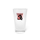 80's METAL PINT GLASS