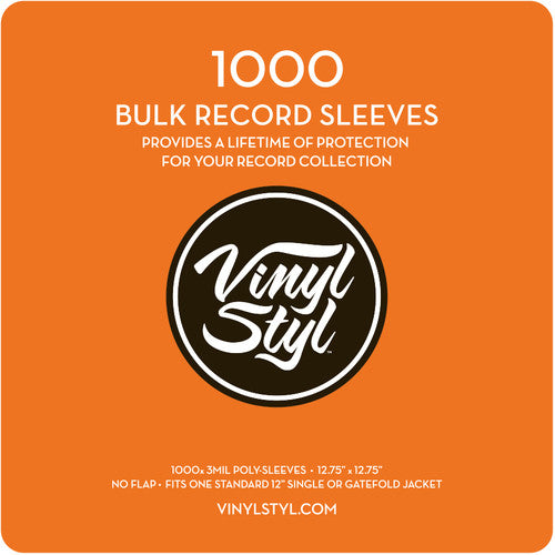 Vinyl Styl - Vinyl Styl Vsp007 12in Lp Outer Sleeves 1000ct Clr