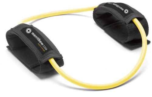 Strength Tubing: Ankle - Regular (Lemon) - MERRITHEW Strength Tubing - Ankle, Regular Resistance (Lemon), 35 inch / 89 cm Diameter