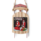 Christmas Cheer Sled Ornaments