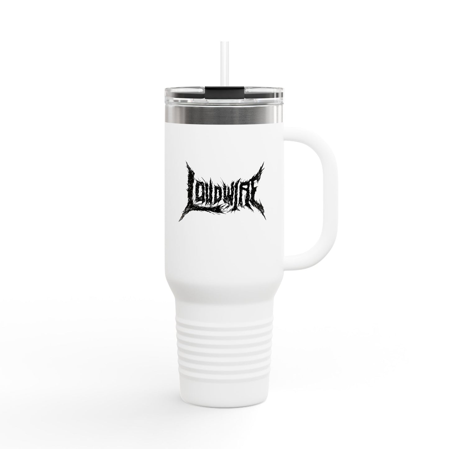 Loudwire Death Metal Logo Travel Mug, 40oz