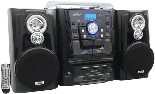 Jensen - Jensen Jmc1250 Bt Tt Music Ent Sys Cd Cas Am/fm Bk