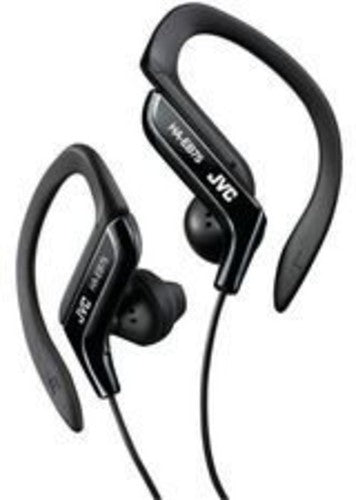 JVC America - Jvc Haeb75b Sport Ear Clip Earphones Adj Black