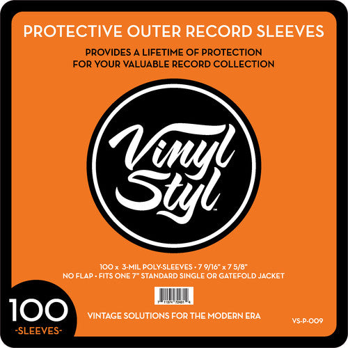 Vinyl Styl - Vinyl Styl Vsp009 45 Rpm Record Oter Slv 100ct Clr