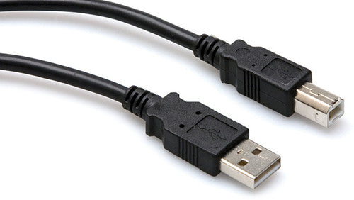 Hosa High Speed Usb Cable Type a to Type B 10 Ft - Hosa USB-210AB High Speed USB Cable Type A to Type B 10 Feet (Black)