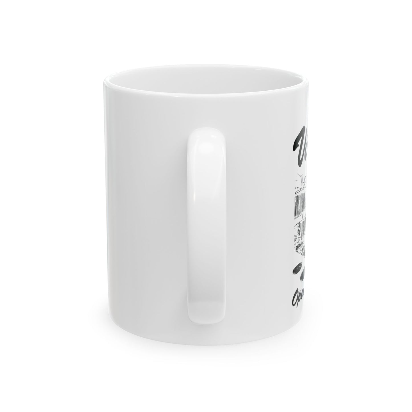 Vinyl Club White Mug