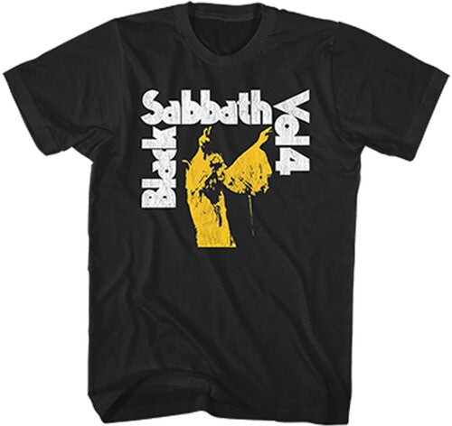 Black Sabbath V4 Album Cover Ss T-Shirt XL - Black Sabbath - Vol.4 Album Cover Black Short Sleeve T-shirt XL 10581012A5 (APPAREL)