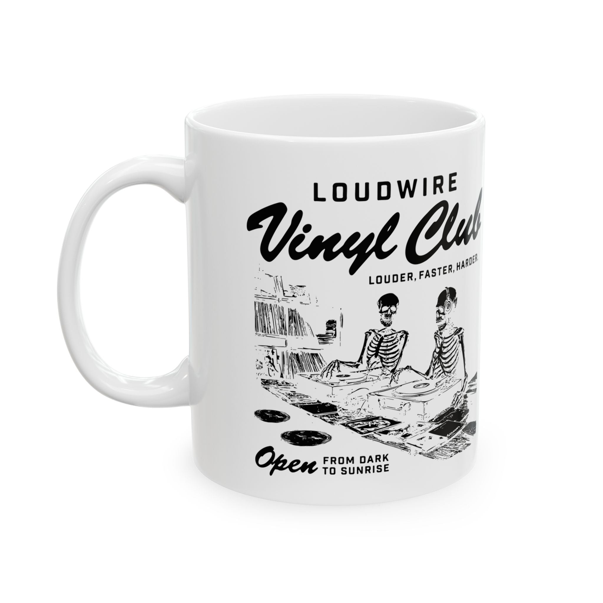 Vinyl Club White Mug
