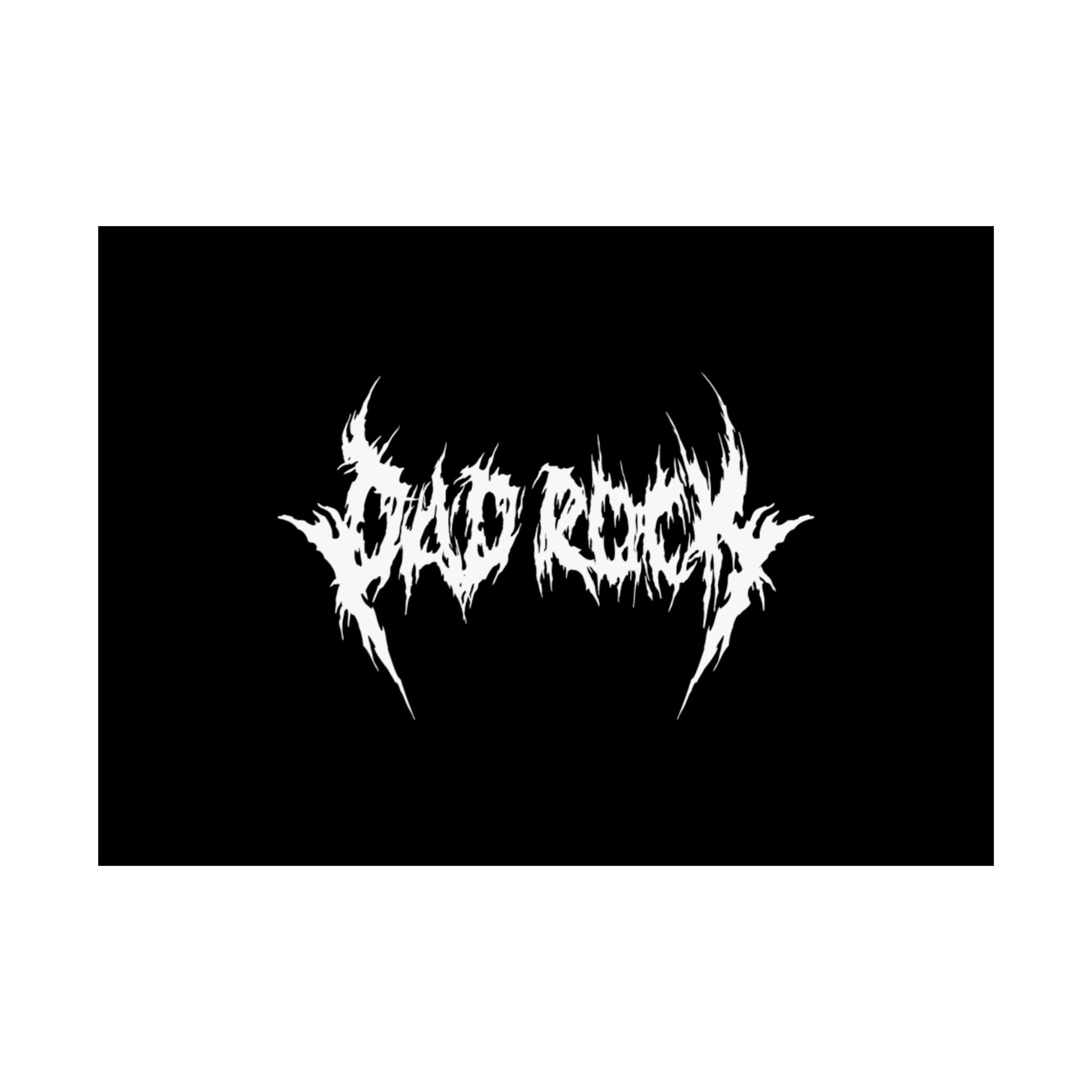 Dad Rock Death Metal Poster