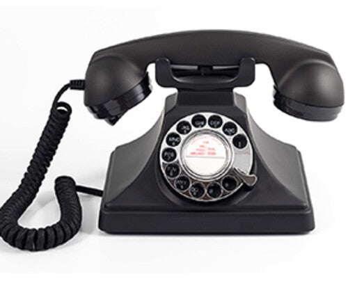 Gpo - Gpo 200 Classic Rotary Dial Telephone Black