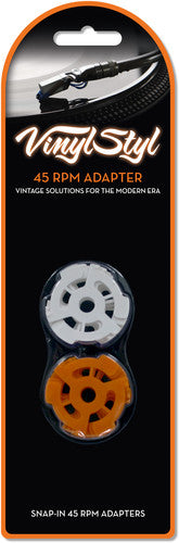 Vinyl Styl - Vinyl Styl Vsa01745 Rpm Record Adp 10pk Orange/wht