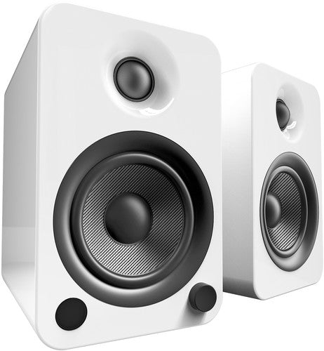 Kanto Yu4Mw Powered Speakers Bt Preamp Wht - Kanto YU4MW Bluetooth Powered Speakers - 140 Watts - Phono Preamp (Matte White)