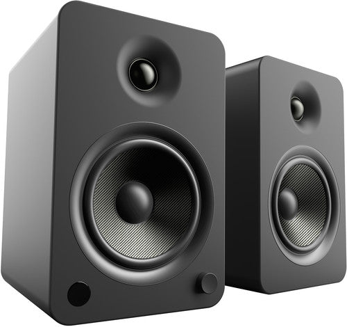 Kanto Yu6Mb Powered Speakers Bt Preamp Blk - Kanto YU6MB Bluetooth Powered Speakers - 200 Watts - Phono Preamp (Matte Black)