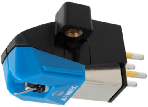 Audio Technica at-Vm95C Crtrdg Mvg Mgnt Blu Blk - Audio Technica AT-VM95C Dual Moving Magnet Cartridge with Conical Stylus (Black/Blue)