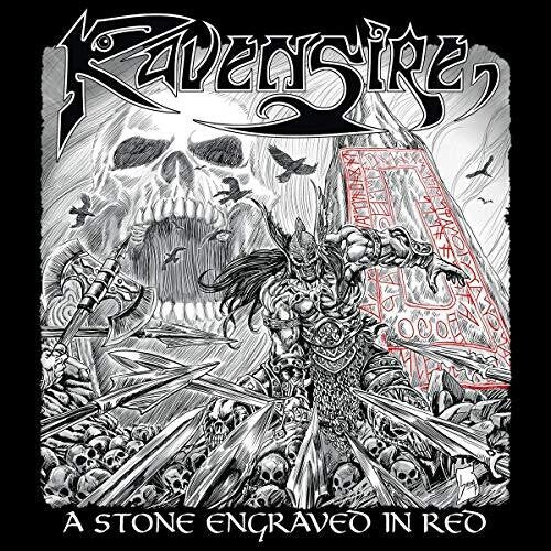 Ravensire - Stone Engraved in Red