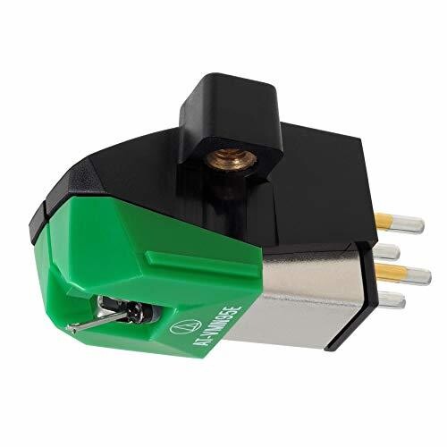 Audio Technica Atvm95E Crtrdg Mvng Mgnt Grn Blk - Audio Technica AT-VM95E Dual Moving Magnet Turntable Cartridge (Black/Green)