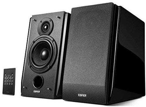 Edifier 4003295 R1850Db 2.0 Shelf Spkrs Bt 70W Blk - Edifier R1850DB 2.0 Shelf Speakers Bluetooth Wireless 4.0 - 70 Watts (Piano Black)